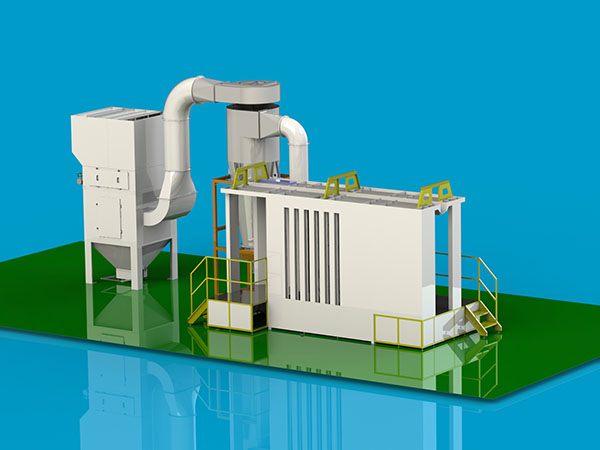 大旋風(fēng)回收加后過(guò)濾器設(shè)備